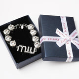 Punk Miuu Rhinestone Bracelet for Women