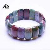 Asingeloo Agate Stone Beads Bracelet for Women