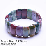 Asingeloo Agate Stone Beads Bracelet for Women