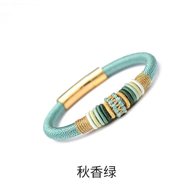 Peace Knot Braided Bracelet Charm Ethnic Bracelet