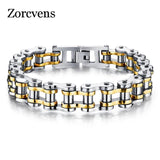 316L Stainless Steel Mens Bike Chain Link Bracelet