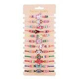 Bohemian Evil Eyes Horse Braided Rope Bracelet Set for Women