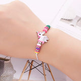 Bohemian Evil Eyes Horse Braided Rope Bracelet Set for Women