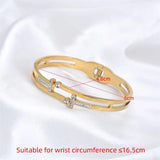 Stainless Steel Double T Bracelet for Women