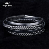 Buddha Leather Bracelets Men Charm Jewelry Pulseira Masculina
