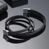 Buddha Leather Bracelets Men Charm Jewelry Pulseira Masculina