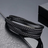 Buddha Leather Bracelets Men Charm Jewelry Pulseira Masculina