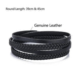 Buddha Leather Bracelets Men Charm Jewelry Pulseira Masculina