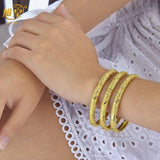3PCS/lot Plated Bangle Indian Wedding Gift