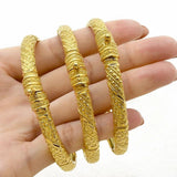 3PCS/lot Plated Bangle Indian Wedding Gift