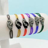 Bright Stainless Steel Handcuff Bracelet for Women Men