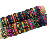 20Pcs/Lot Retro Vintage Leather Bracelets Bangle Mix Styles Adjustable