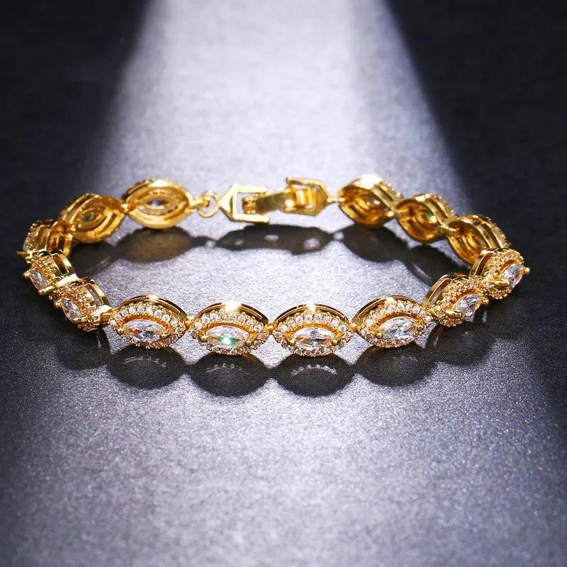 Zircon Crystal Bracelet High CZ Tennis Female Jewelry