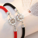 Photo Projection Bracelet Unique Jewelry For Women Men Rope Bangles