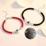 Photo Projection Bracelet Unique Jewelry For Women Men Rope Bangles
