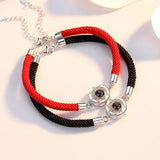 Photo Projection Bracelet Unique Jewelry For Women Men Rope Bangles