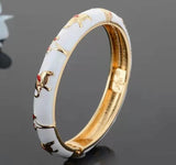 Kids Cloisonne Hand-Painted Alloy Bracelet
