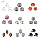 10pcs Metal Rhinestone Snap Button for DIY Bracelet