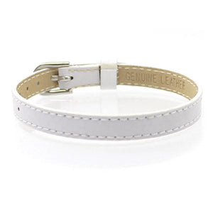 10pcs Leather Wristband for 8mm Charms/Letters, 8mm Width 210mm Length