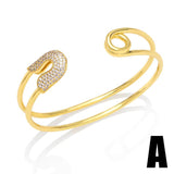 High-end Geometric Zircon Bracelet