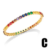 High-end Geometric Zircon Bracelet