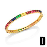 High-end Geometric Zircon Bracelet
