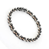 Stylish Bike Chain Bracelet Titanium Steel Bangles