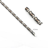 Stylish Bike Chain Bracelet Titanium Steel Bangles
