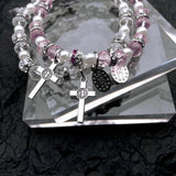 Y2k Babes Crystal Bracelet - Women's Stretch Beaded Bracelet