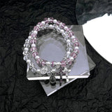 Y2k Babes Crystal Bracelet - Women's Stretch Beaded Bracelet