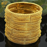 Indian Plated Bangles Nigerian Bridal Wedding Party Arabic Middle East Jewelry