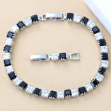 Magic CZ Link Chain Bracelet 18+3CM Women Jewelry