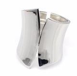 316L Stainless Steel Punk Cuff Bangle Bracelet Jewelry
