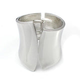 316L Stainless Steel Punk Cuff Bangle Bracelet Jewelry