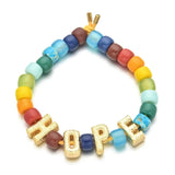 Heart Hope Beaded Bracelets Turquoises Bracelet Star Charm Love Pulseras