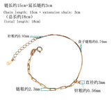 925 Silver Needle Support Bracelet with Cross Chain