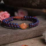 Natural Stone Beads Charms Bracelet Women Sea Sediment Jaspers Howlites Beads