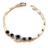 Kinel 585 Rose Bracelet Ethnic Zircon Wedding Jewelry