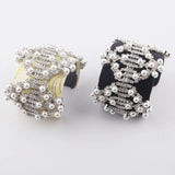 Baroque Rhinestone Flower Bracelet for Women
