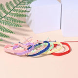7Pcs/Lot Bohemian Rainbow Friendship Bracelets Hand Weave Jewelry Gift