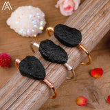Tourmaline Stone Open Cuff Bracelet For Women