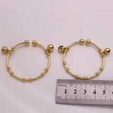 Islamic Copper Baby Child Bangles 2pcs/lot