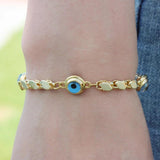 18K Lucky Demon Eye Ladies Bracelet Mysterious Element
