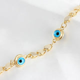 18K Lucky Demon Eye Ladies Bracelet Mysterious Element