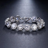 Zircon Bracelet CZ Crystal Bridal Jewelry