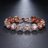 Zircon Bracelet CZ Crystal Bridal Jewelry