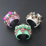 Baroque Colored Rhinestone Bracelet for Ladies