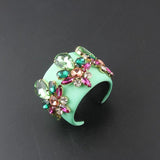 Baroque Colored Rhinestone Bracelet for Ladies