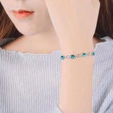 Star Crystal Silver Bracelet SBR084