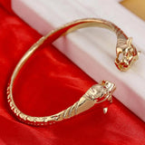 African Leopard Bangles Charm Jewelry Ethiopian Congo Animal